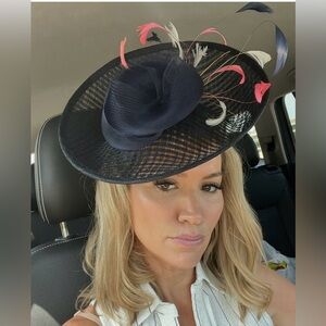 Vineyard Vines Kentucky Derby fascinator hat